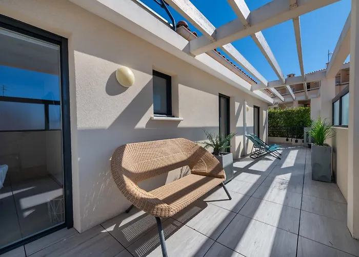 3-br Rooftop With Jacuzzi & Parking * Cannes